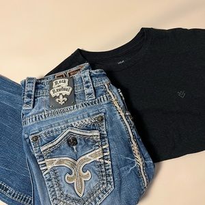 ROCK REVIVAL MENS JEANS SIZE 31